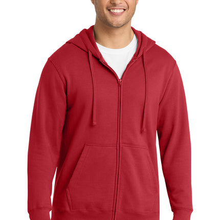 Port & Co™ Fan Favorite™ Fleece Full‑Zip Hooded Sweatshirt – PC850ZH