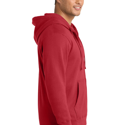 Port & Co™ Fan Favorite™ Fleece Full‑Zip Hooded Sweatshirt – PC850ZH