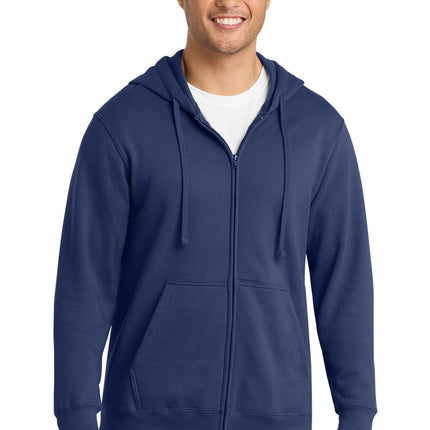 Port & Co™ Fan Favorite™ Fleece Full‑Zip Hooded Sweatshirt – PC850ZH