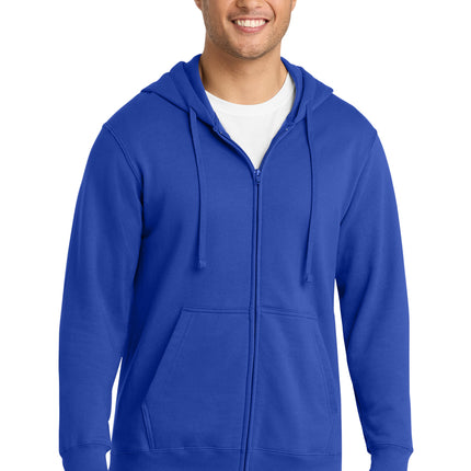 Port & Co™ Fan Favorite™ Fleece Full‑Zip Hooded Sweatshirt – PC850ZH