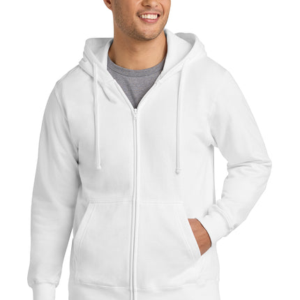 Port & Co™ Fan Favorite™ Fleece Full‑Zip Hooded Sweatshirt – PC850ZH