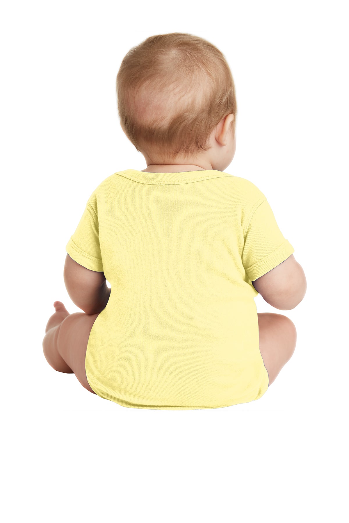 Rabbit Skins™ Infant Short Sleeve Baby Rib Bodysuit — 4400
