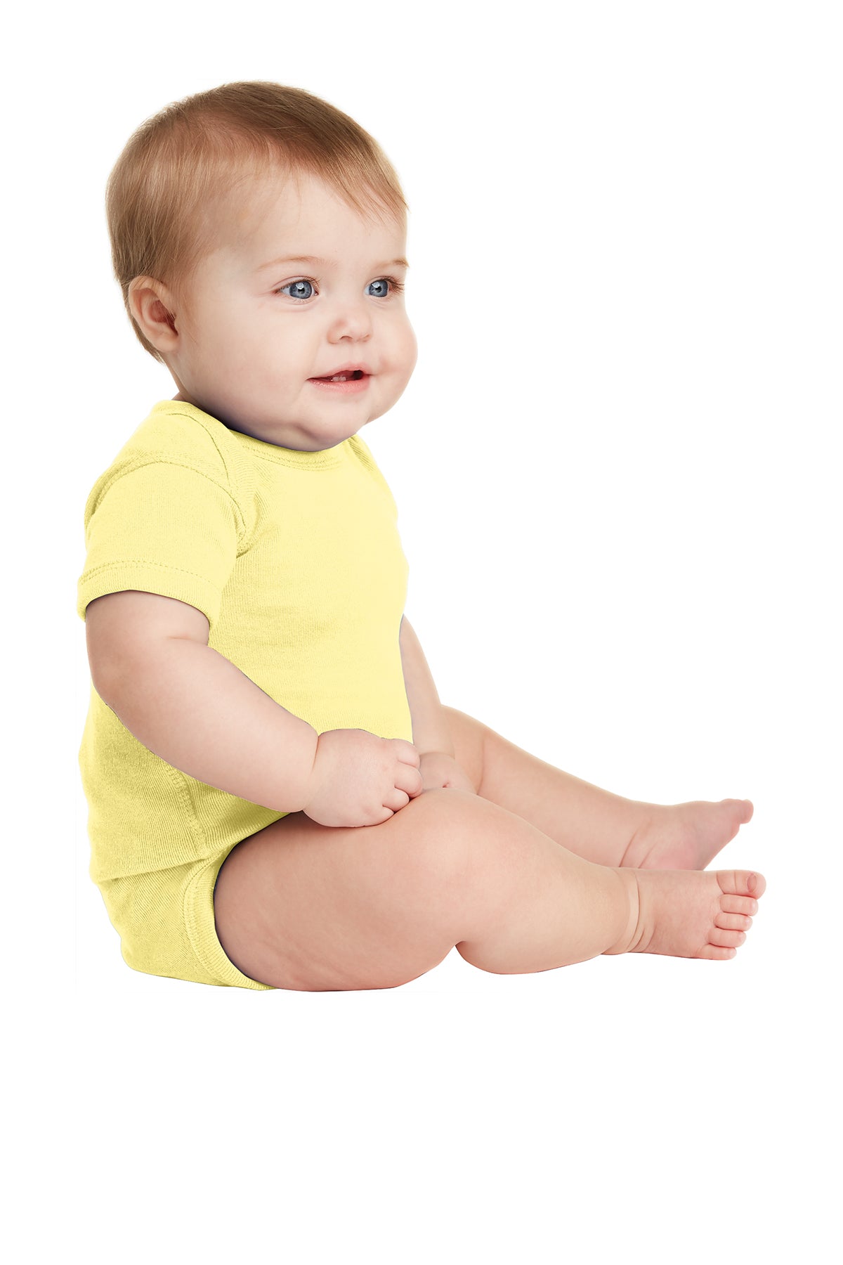 Rabbit Skins™ Infant Short Sleeve Baby Rib Bodysuit — 4400