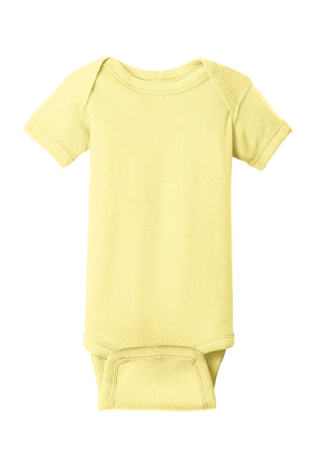 Rabbit Skins™ Infant Short Sleeve Baby Rib Bodysuit — 4400