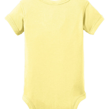 Rabbit Skins™ Infant Short Sleeve Baby Rib Bodysuit — 4400