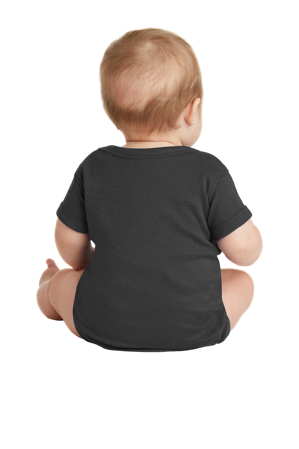 Rabbit Skins™ Infant Short Sleeve Baby Rib Bodysuit — 4400