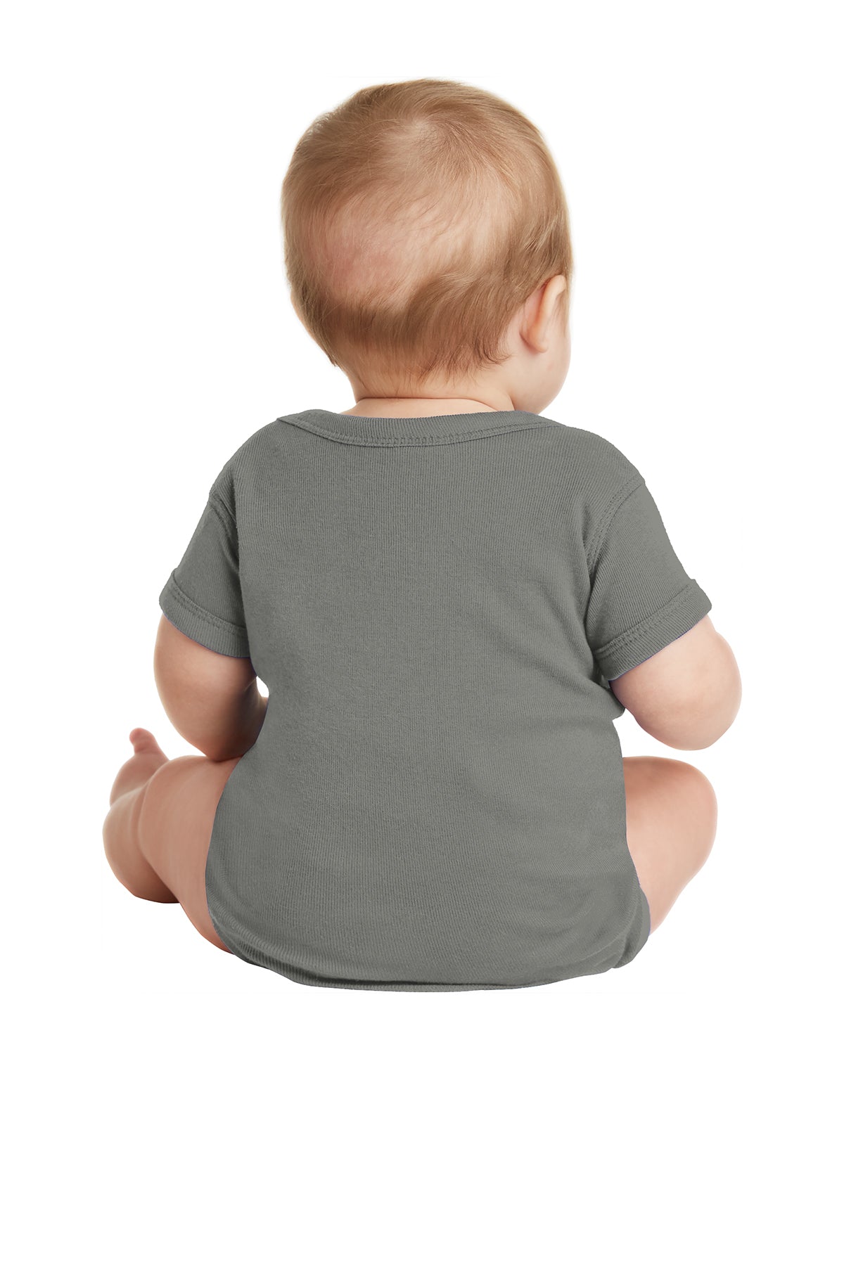 Rabbit Skins™ Infant Short Sleeve Baby Rib Bodysuit — 4400