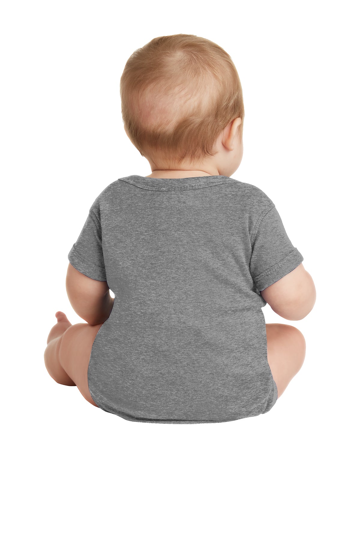Rabbit Skins™ Infant Short Sleeve Baby Rib Bodysuit — 4400