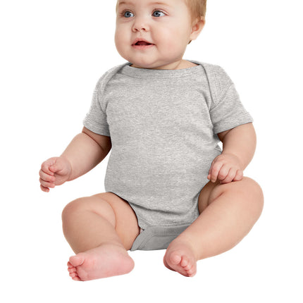 Rabbit Skins™ Infant Short Sleeve Baby Rib Bodysuit — 4400