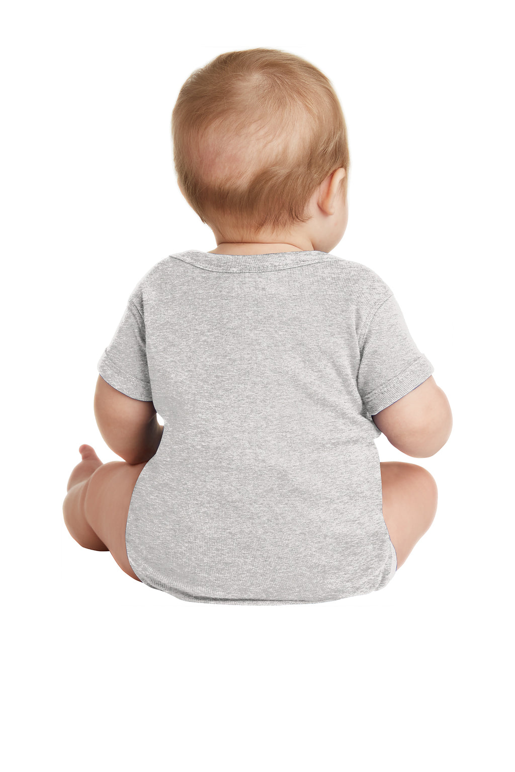 Rabbit Skins™ Infant Short Sleeve Baby Rib Bodysuit — 4400