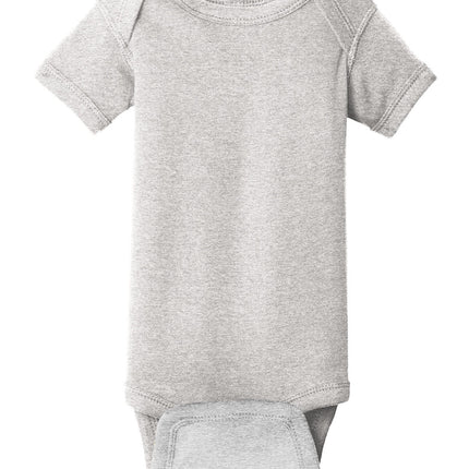 Rabbit Skins™ Infant Short Sleeve Baby Rib Bodysuit — 4400