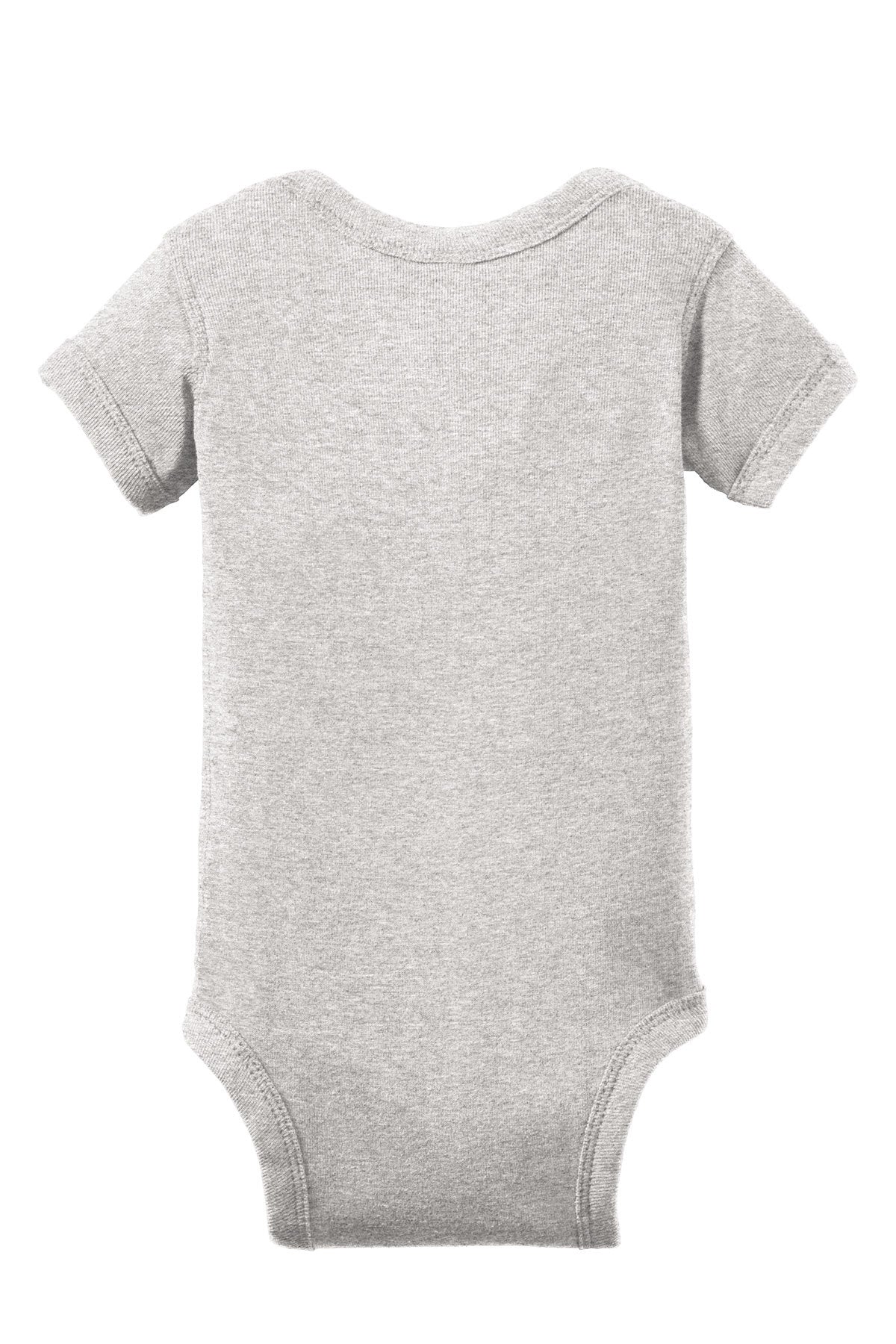Rabbit Skins™ Infant Short Sleeve Baby Rib Bodysuit — 4400
