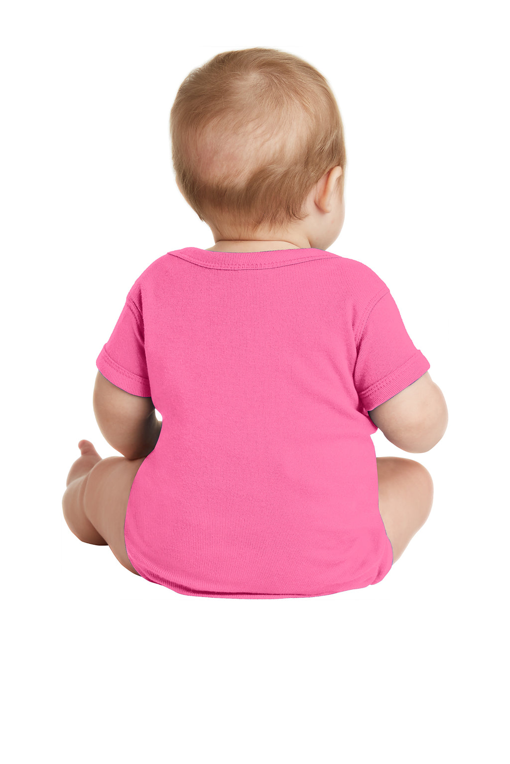 Rabbit Skins™ Infant Short Sleeve Baby Rib Bodysuit — 4400