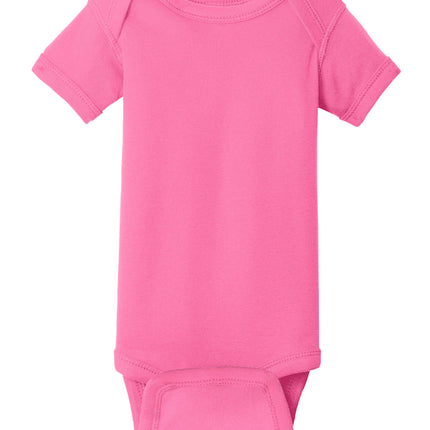 Rabbit Skins™ Infant Short Sleeve Baby Rib Bodysuit — 4400