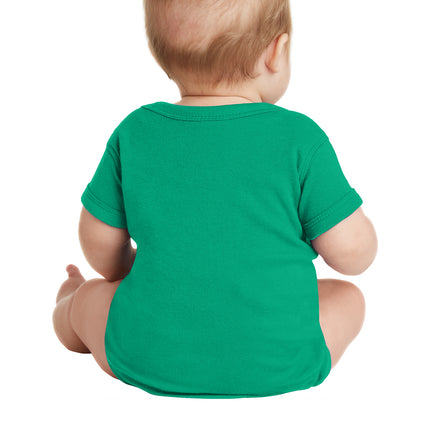 Rabbit Skins™ Infant Short Sleeve Baby Rib Bodysuit — 4400