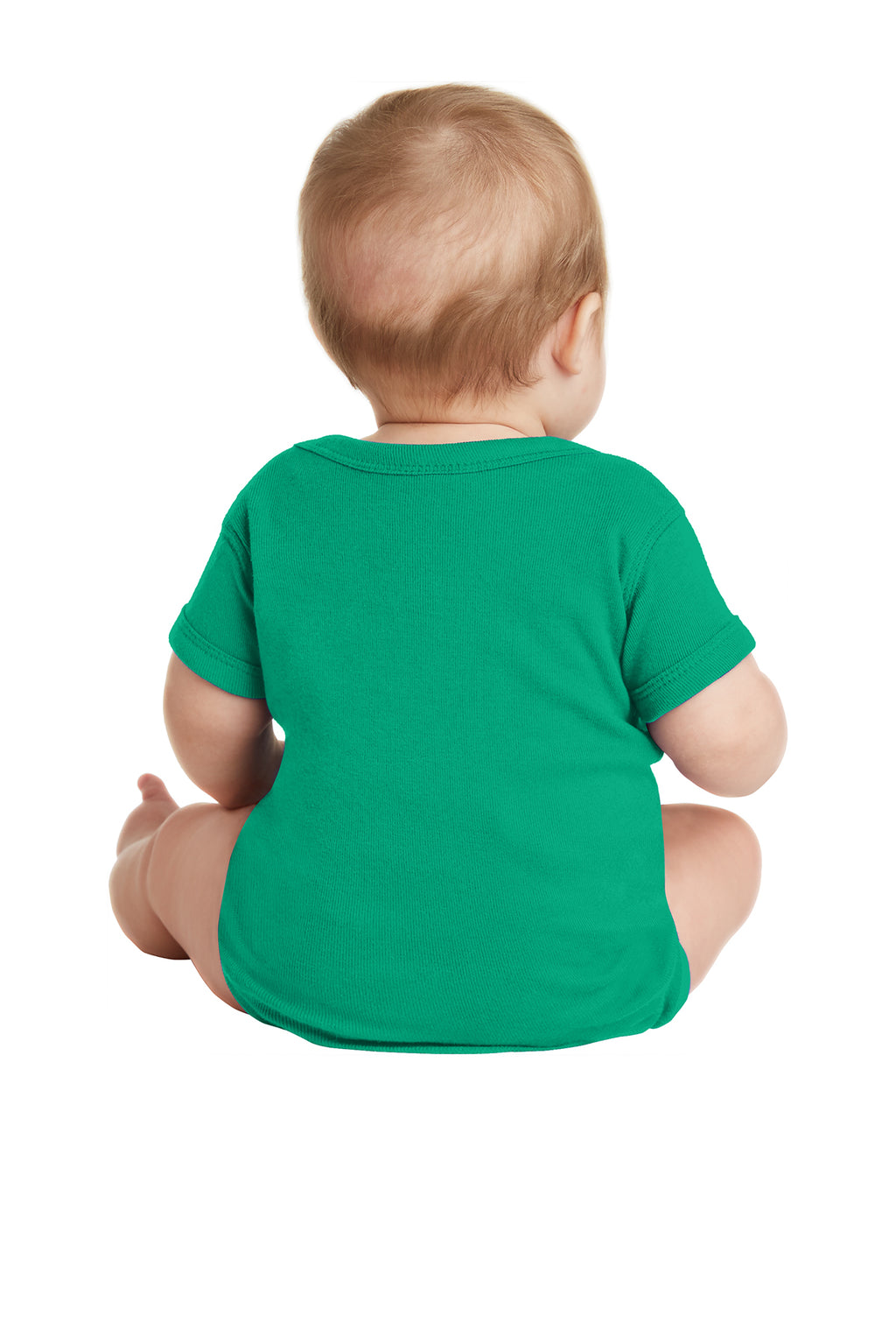 Rabbit Skins™ Infant Short Sleeve Baby Rib Bodysuit — 4400
