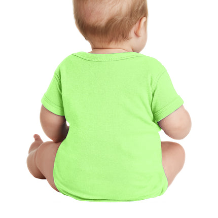 Rabbit Skins™ Infant Short Sleeve Baby Rib Bodysuit — 4400