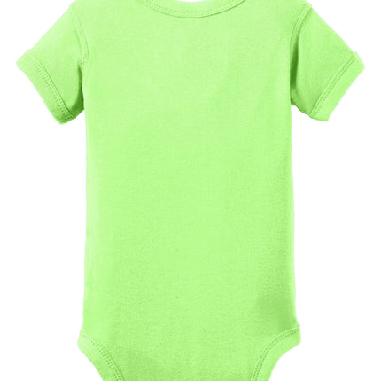 Rabbit Skins™ Infant Short Sleeve Baby Rib Bodysuit — 4400