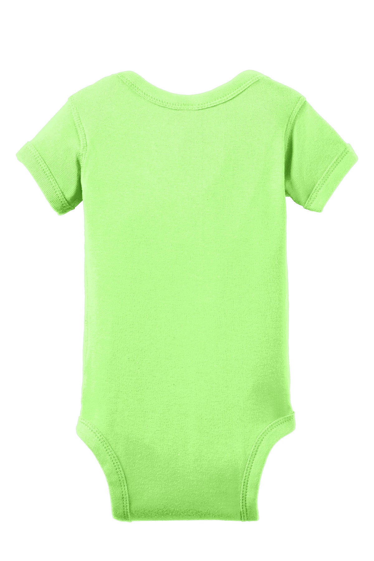 Rabbit Skins™ Infant Short Sleeve Baby Rib Bodysuit — 4400
