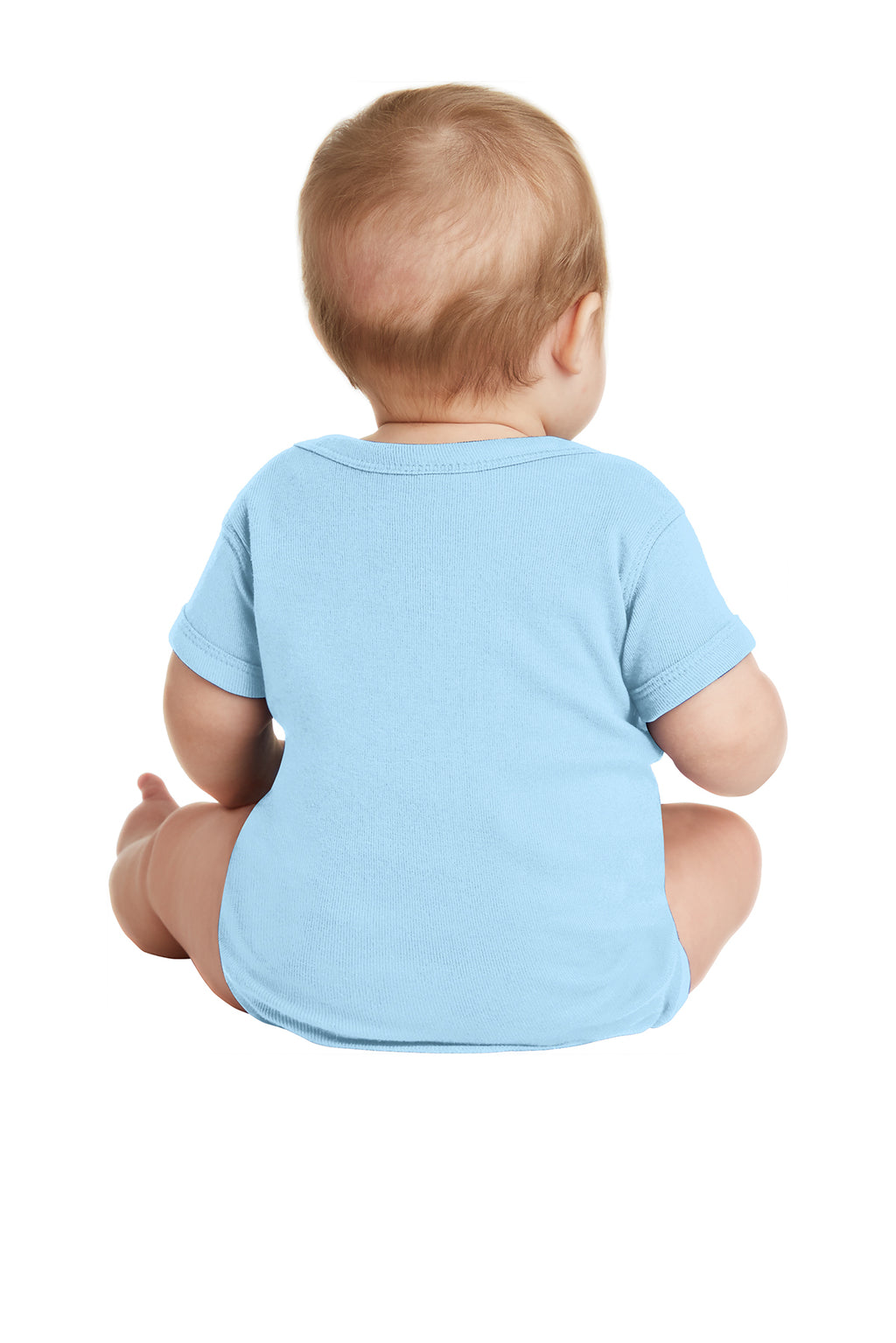 Rabbit Skins™ Infant Short Sleeve Baby Rib Bodysuit — 4400