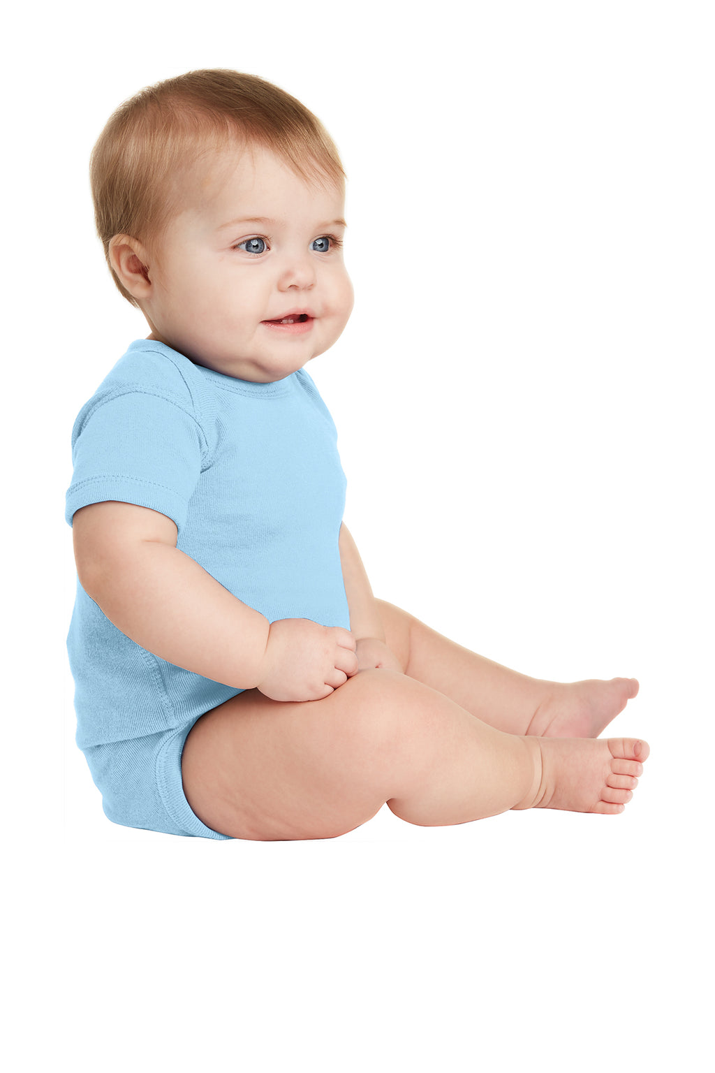 Rabbit Skins™ Infant Short Sleeve Baby Rib Bodysuit — 4400