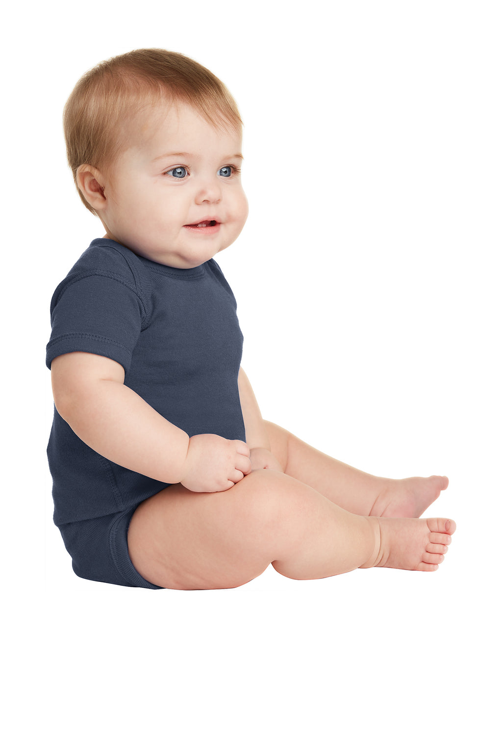 Rabbit Skins™ Infant Short Sleeve Baby Rib Bodysuit — 4400