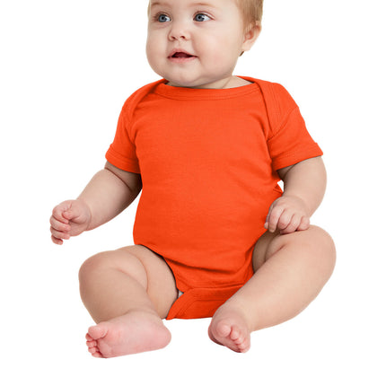 Rabbit Skins™ Infant Short Sleeve Baby Rib Bodysuit — 4400
