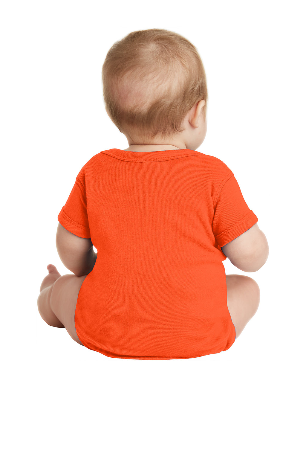 Rabbit Skins™ Infant Short Sleeve Baby Rib Bodysuit — 4400