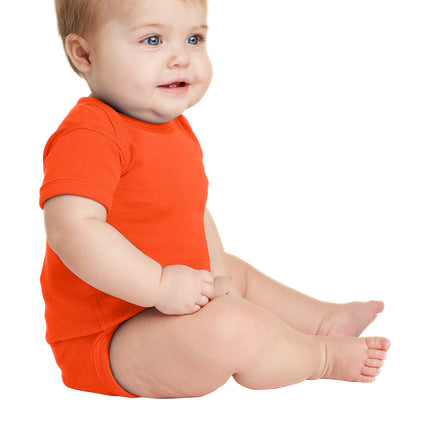 Rabbit Skins™ Infant Short Sleeve Baby Rib Bodysuit — 4400