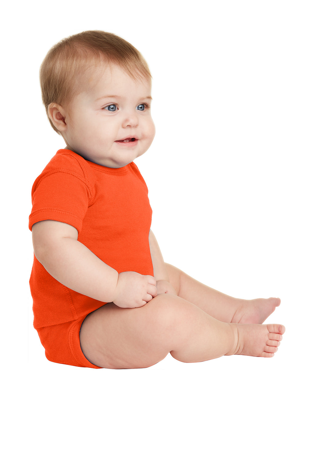 Rabbit Skins™ Infant Short Sleeve Baby Rib Bodysuit — 4400