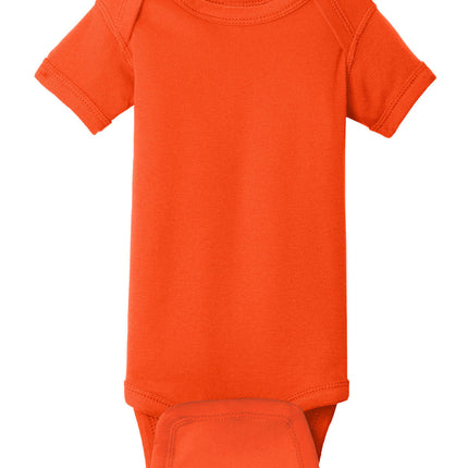 Rabbit Skins™ Infant Short Sleeve Baby Rib Bodysuit — 4400