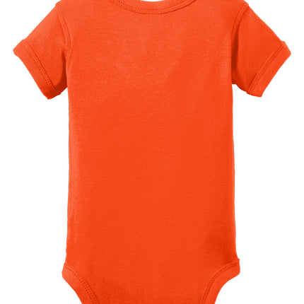 Rabbit Skins™ Infant Short Sleeve Baby Rib Bodysuit — 4400