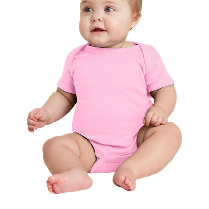 Rabbit Skins™ Infant Short Sleeve Baby Rib Bodysuit — 4400