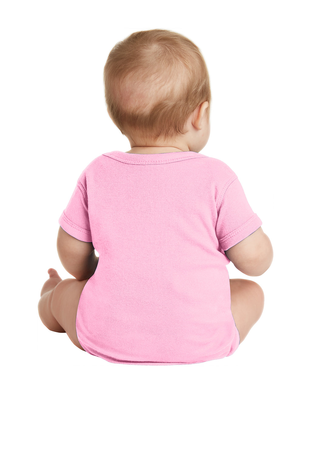 Rabbit Skins™ Infant Short Sleeve Baby Rib Bodysuit — 4400