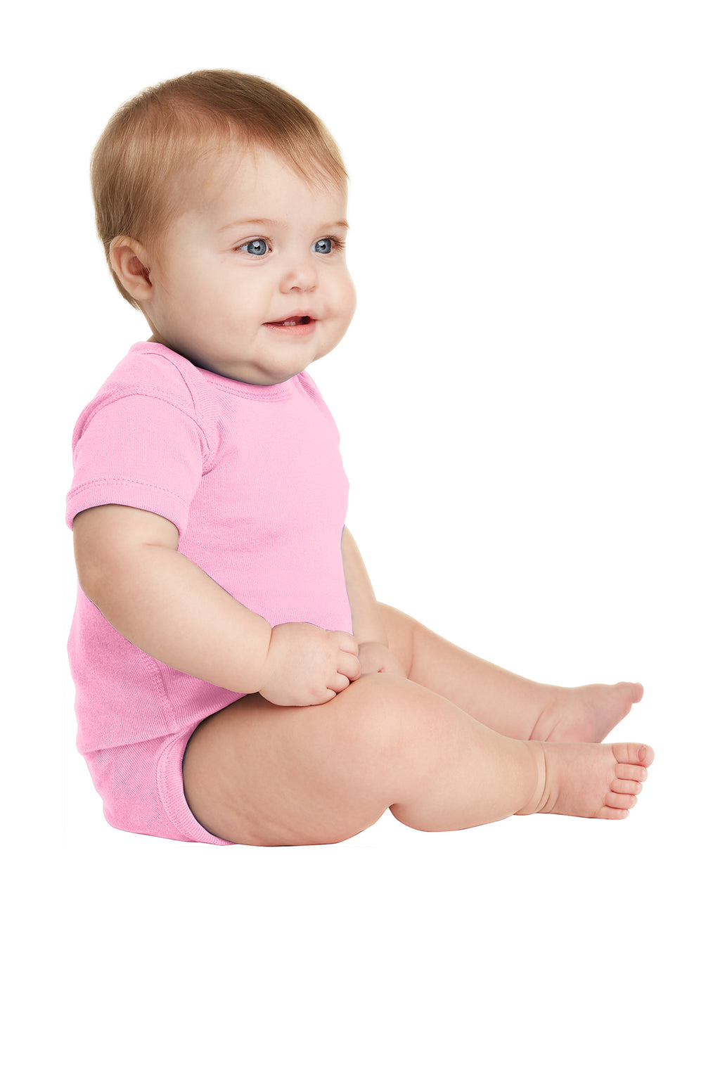 Rabbit Skins™ Infant Short Sleeve Baby Rib Bodysuit — 4400