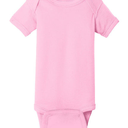 Rabbit Skins™ Infant Short Sleeve Baby Rib Bodysuit — 4400