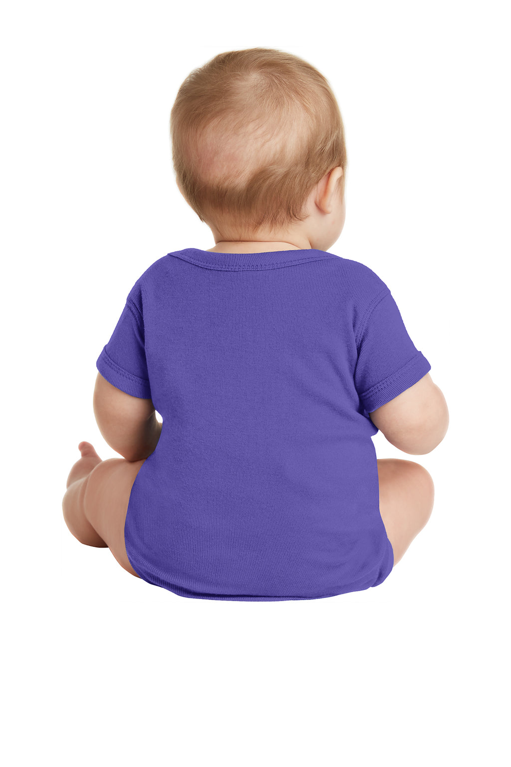 Rabbit Skins™ Infant Short Sleeve Baby Rib Bodysuit — 4400