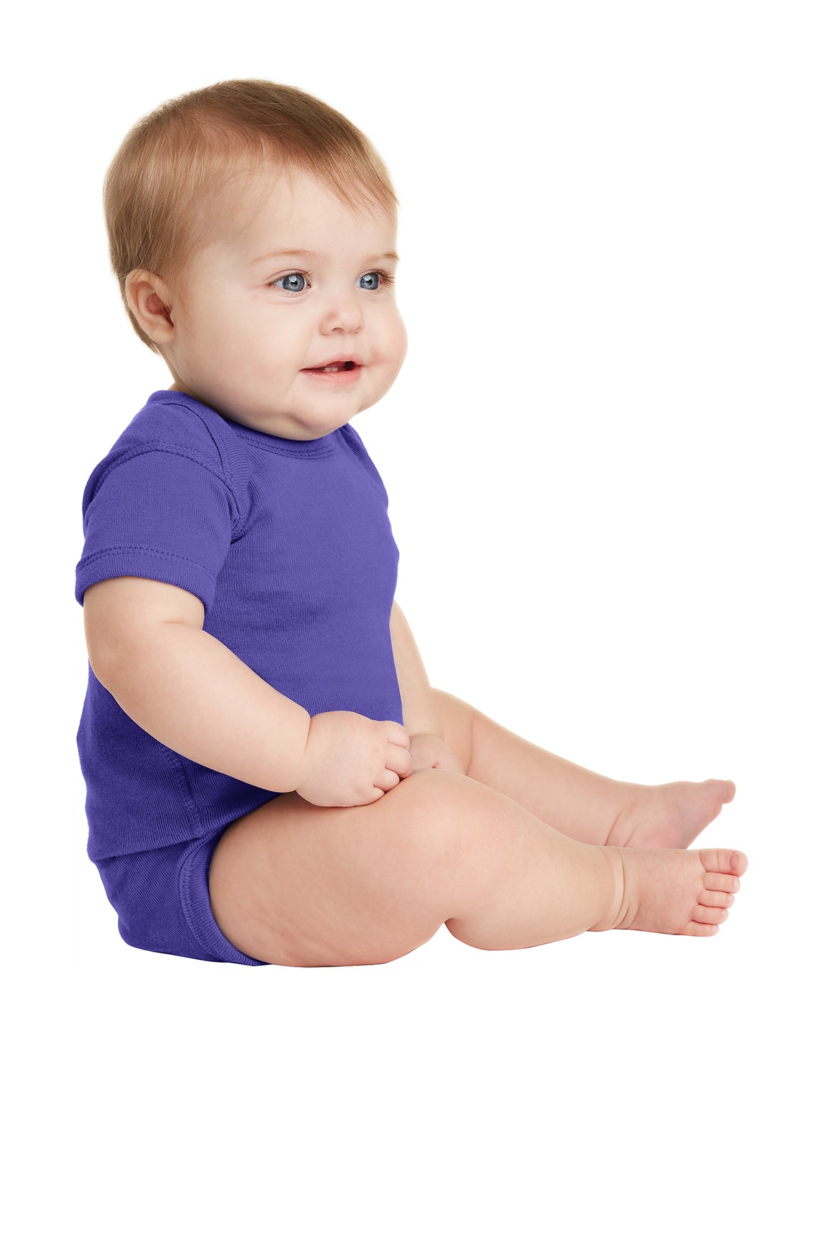Rabbit Skins™ Infant Short Sleeve Baby Rib Bodysuit — 4400