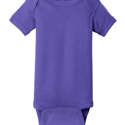 Rabbit Skins™ Infant Short Sleeve Baby Rib Bodysuit — 4400