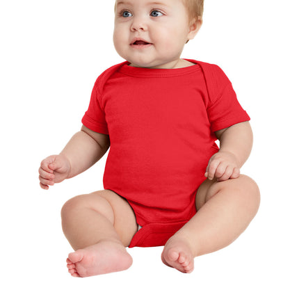 Rabbit Skins™ Infant Short Sleeve Baby Rib Bodysuit — 4400