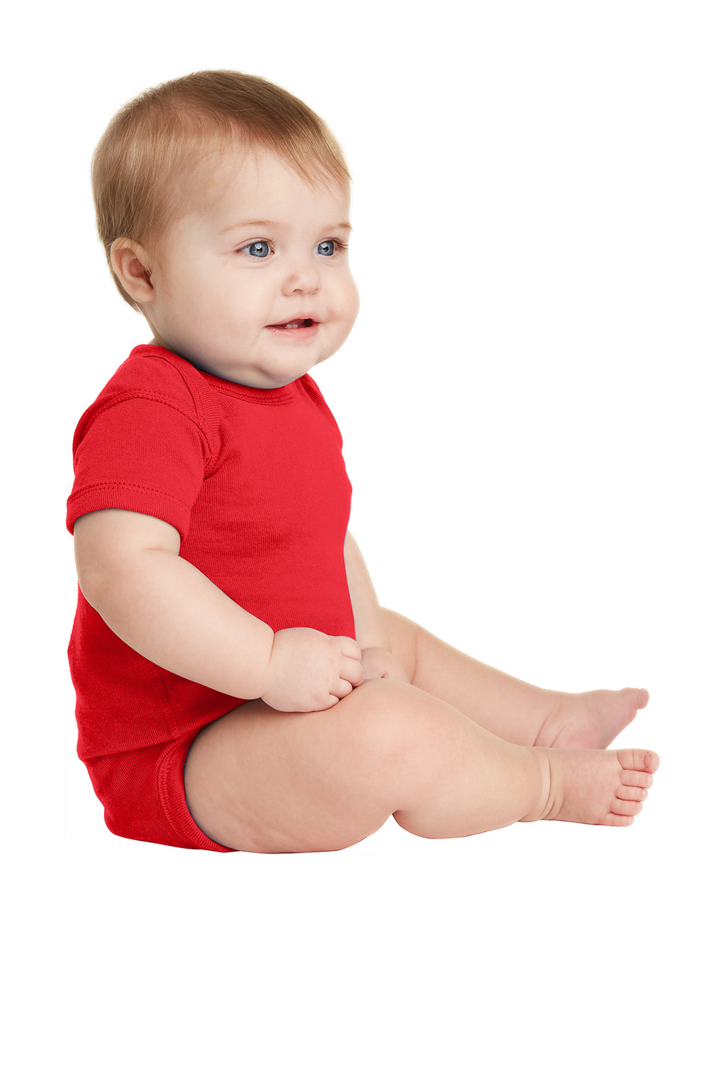 Rabbit Skins™ Infant Short Sleeve Baby Rib Bodysuit — 4400