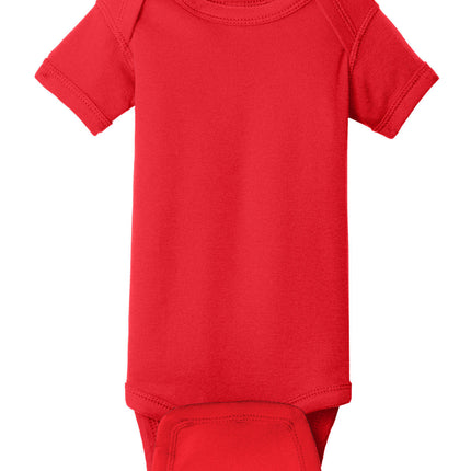Rabbit Skins™ Infant Short Sleeve Baby Rib Bodysuit — 4400