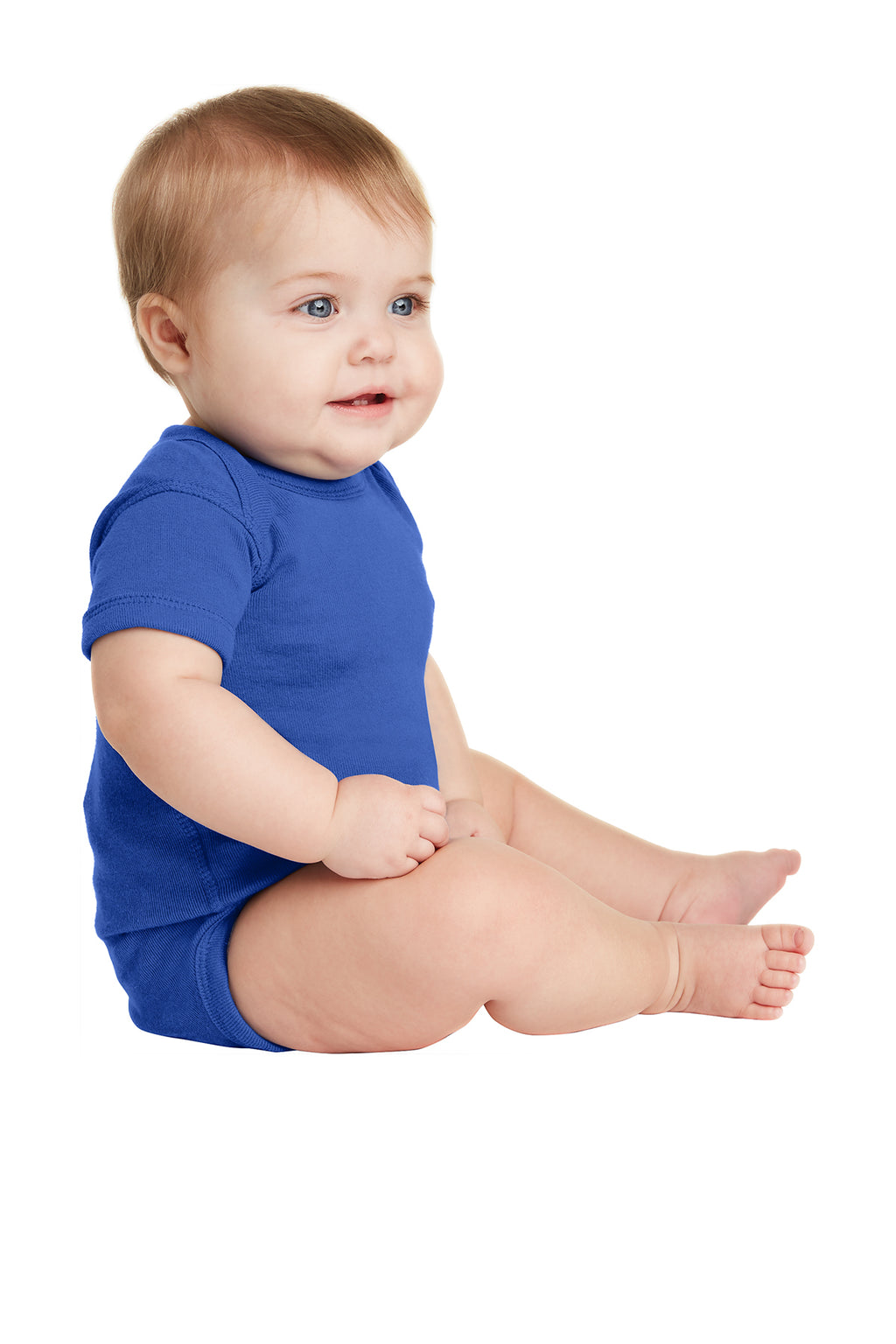 Rabbit Skins™ Infant Short Sleeve Baby Rib Bodysuit — 4400