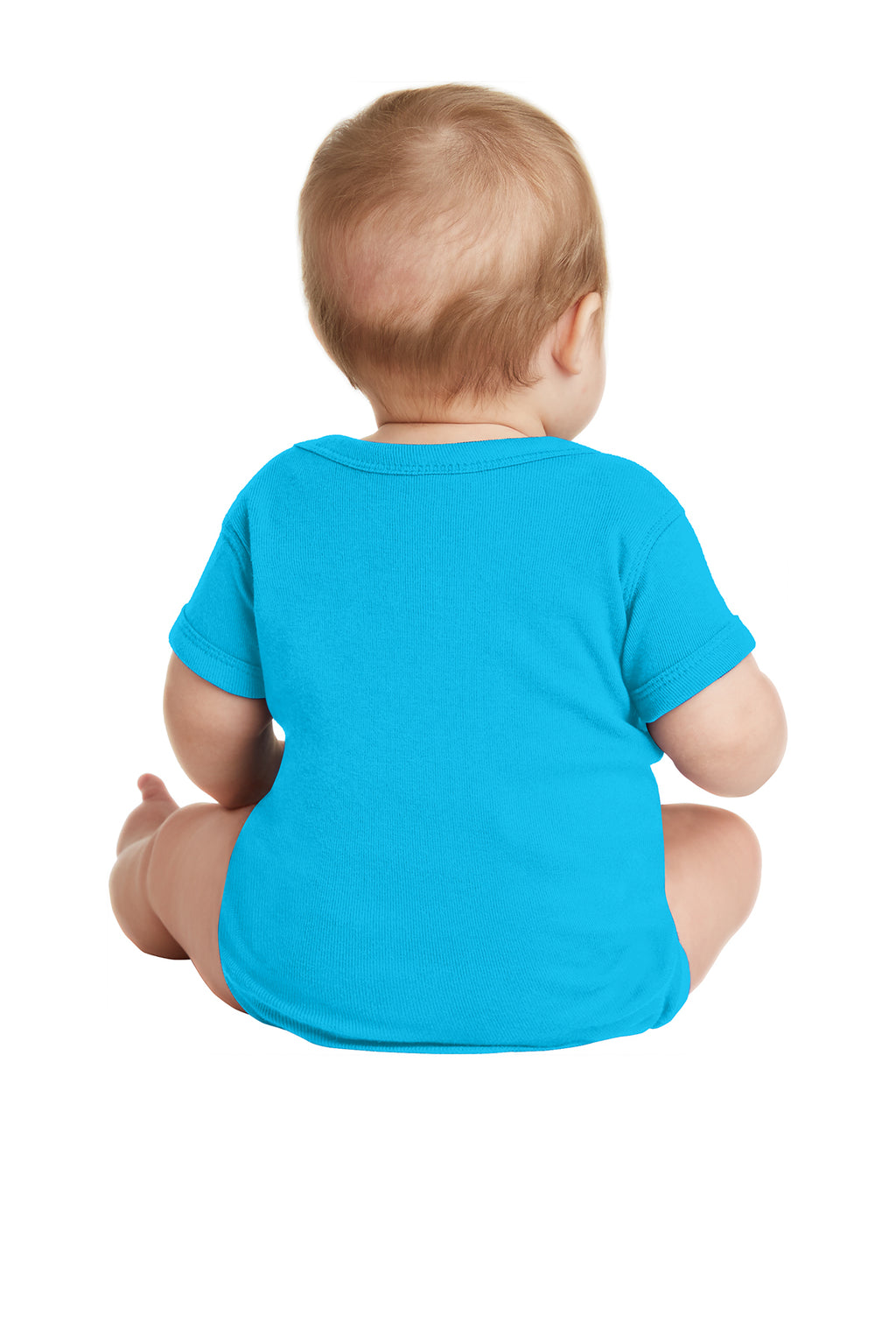 Rabbit Skins™ Infant Short Sleeve Baby Rib Bodysuit — 4400