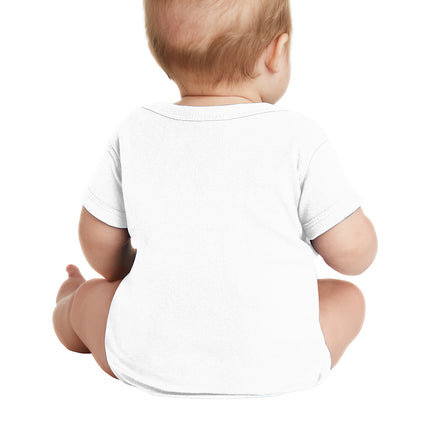 Rabbit Skins™ Infant Short Sleeve Baby Rib Bodysuit — 4400