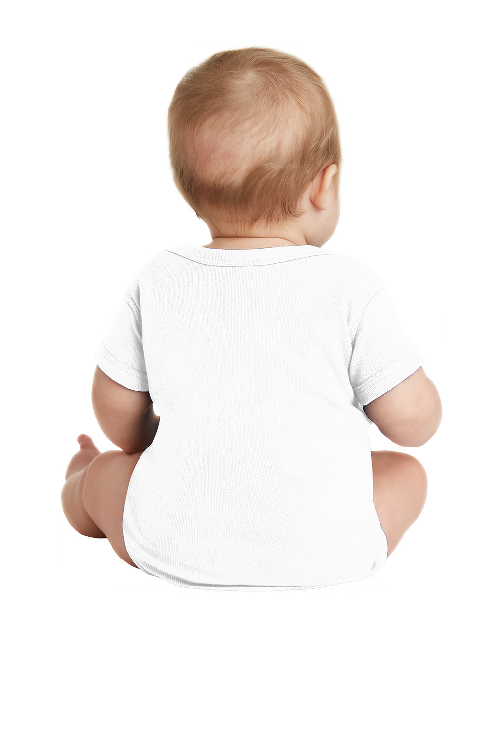 Rabbit Skins™ Infant Short Sleeve Baby Rib Bodysuit — 4400