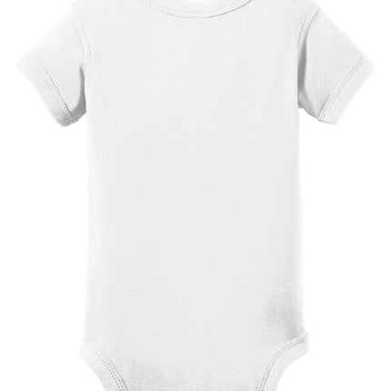 Rabbit Skins™ Infant Short Sleeve Baby Rib Bodysuit — 4400