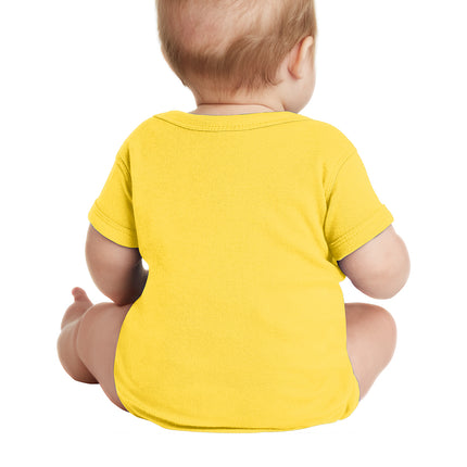 Rabbit Skins™ Infant Short Sleeve Baby Rib Bodysuit — 4400