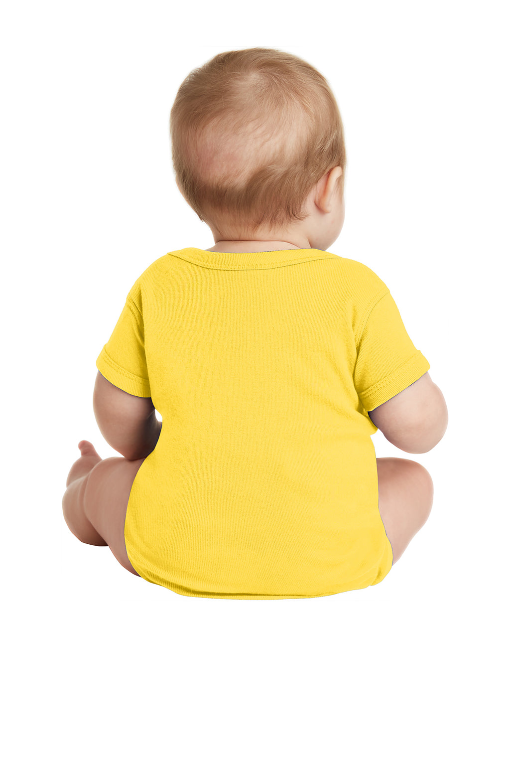 Rabbit Skins™ Infant Short Sleeve Baby Rib Bodysuit — 4400