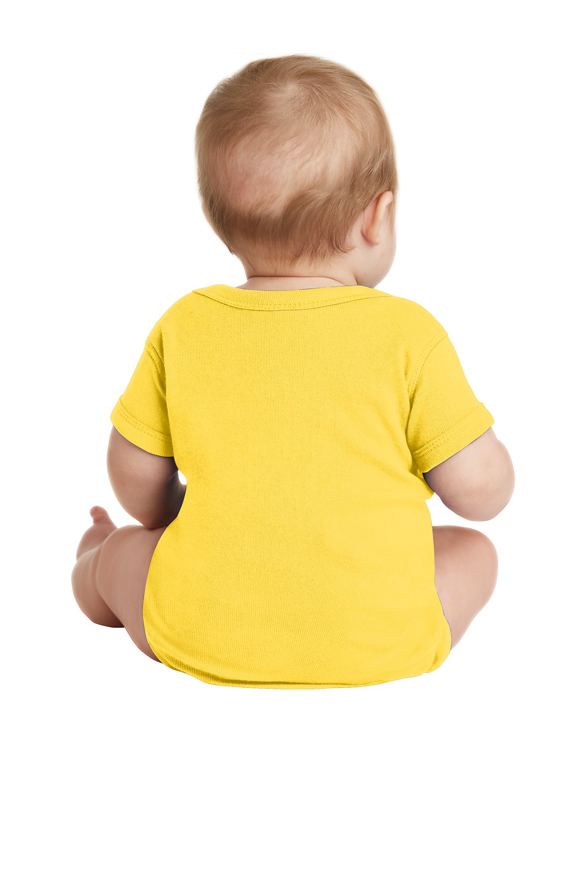 Rabbit Skins™ Infant Short Sleeve Baby Rib Bodysuit — 4400